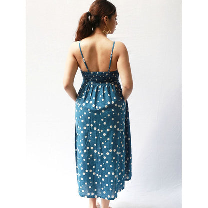Chidiyaa Clare Cotton Dress - Polka