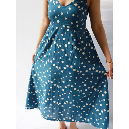 Chidiyaa Clare Cotton Dress - Polka
