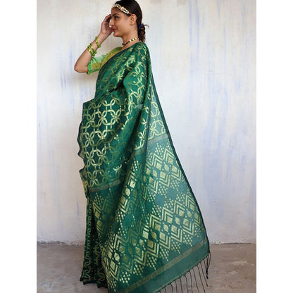 Chidiyaa Kamal Jamdani Saree Shringaar with Unstitched Blouse