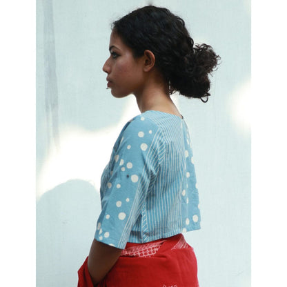 Chidiyaa Chimera Cotton Blouse Fmtm