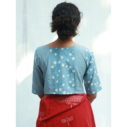Chidiyaa Chimera Cotton Blouse Fmtm
