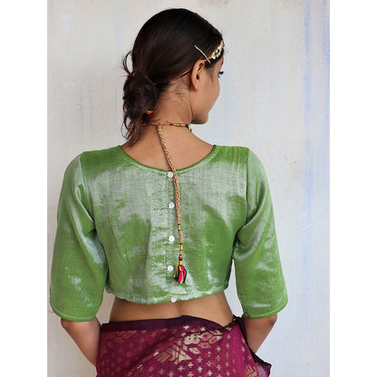 Chidiyaa Vana Cotton Zari Blouse Shringaar