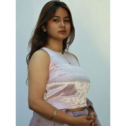 Chidiyaa Gianna Mashru Silk Blouse