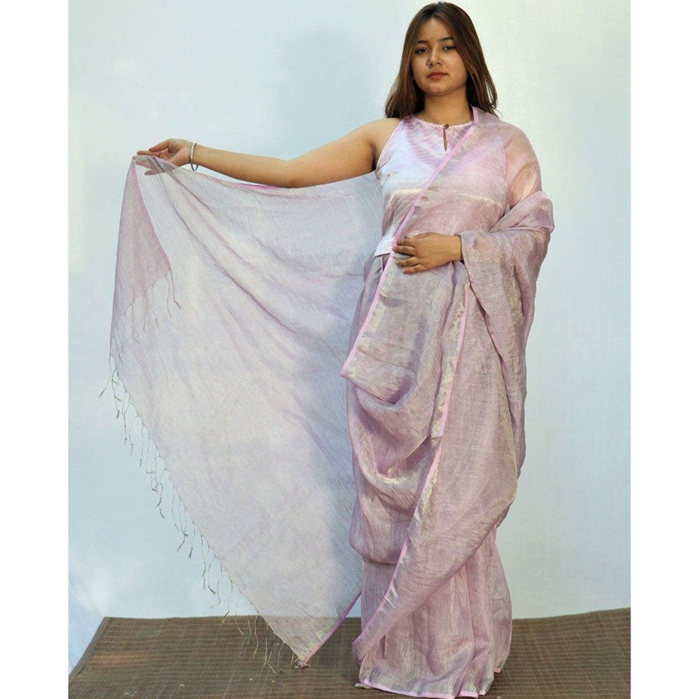 Chidiyaa Surmayi Melting Moon Saare with Unstitched Blouse