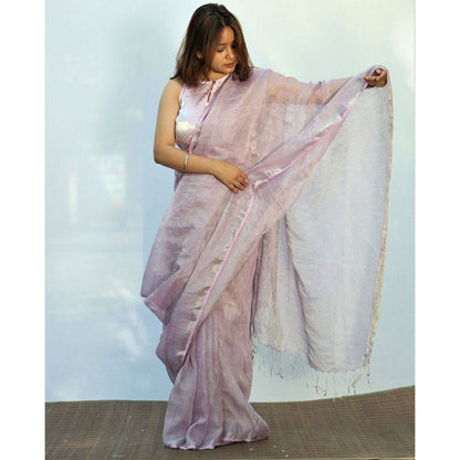 Chidiyaa Surmayi Melting Moon Saare with Unstitched Blouse