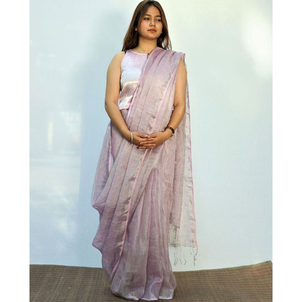 Chidiyaa Surmayi Melting Moon Saare with Unstitched Blouse
