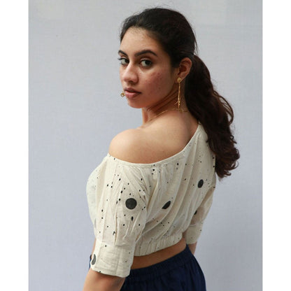 Chidiyaa Copy of Autumn Cotton Blouse Polka