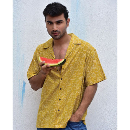 Chidiyaa Jilibi Whimsical Wonders Hand Block Printed Pure Cotton Shirt