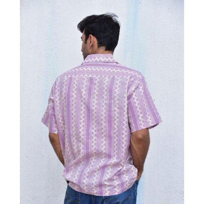 Chidiyaa Jilibi Tribal Twist Hand Block Printed Pure Cotton Shirt