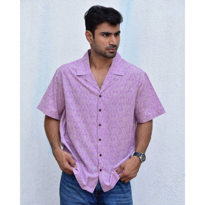 Chidiyaa Jilibi Zen Garden Hand Block Printed Pure Cotton Shirt