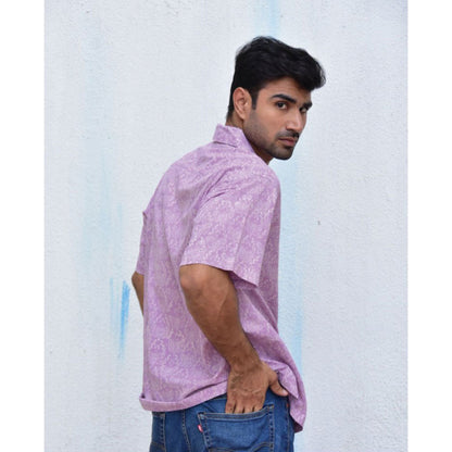 Chidiyaa Jilibi Zen Garden Hand Block Printed Pure Cotton Shirt