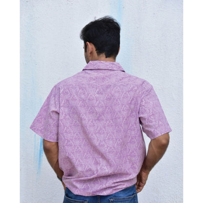Chidiyaa Jilibi Zen Garden Hand Block Printed Pure Cotton Shirt