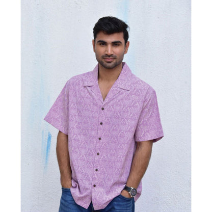 Chidiyaa Jilibi Zen Garden Hand Block Printed Pure Cotton Shirt