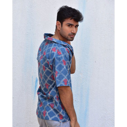 Chidiyaa Jilibi Artisanal Allure Hand Block Printed Pure Cotton Shirt