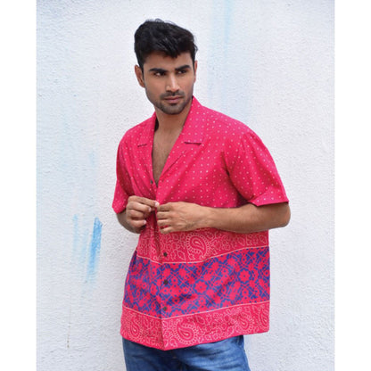 Chidiyaa Jilibi Tribal Tapestries Hand Block Printed Pure Cotton Shirt