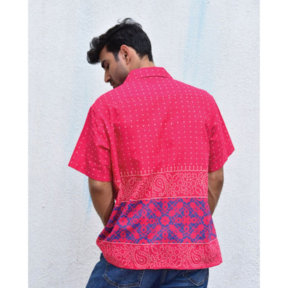 Chidiyaa Jilibi Tribal Tapestries Hand Block Printed Pure Cotton Shirt
