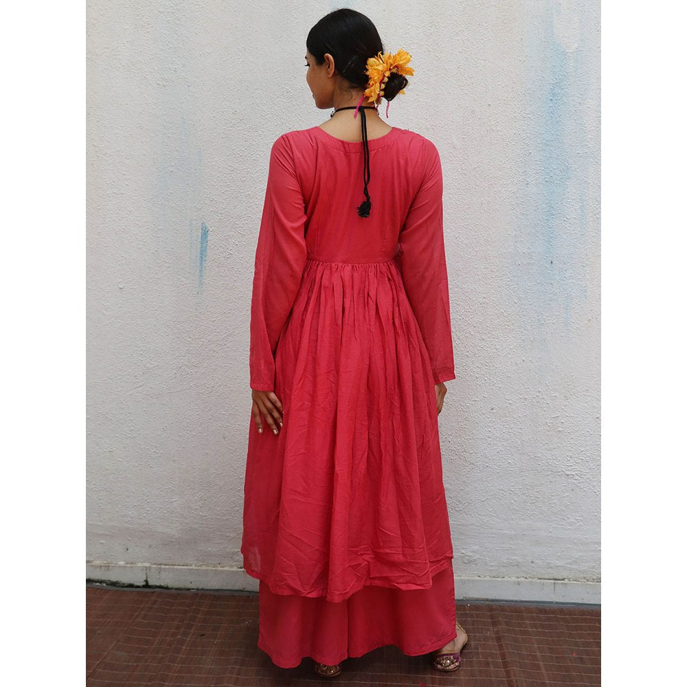 Chidiyaa Jugnu Preet Rose Mulmul Cotton Kurta Pants with Dupatta (Set of 3)