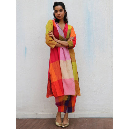 Chidiyaa Rainbow Cafe Imani Handwoven Cotton Kurta