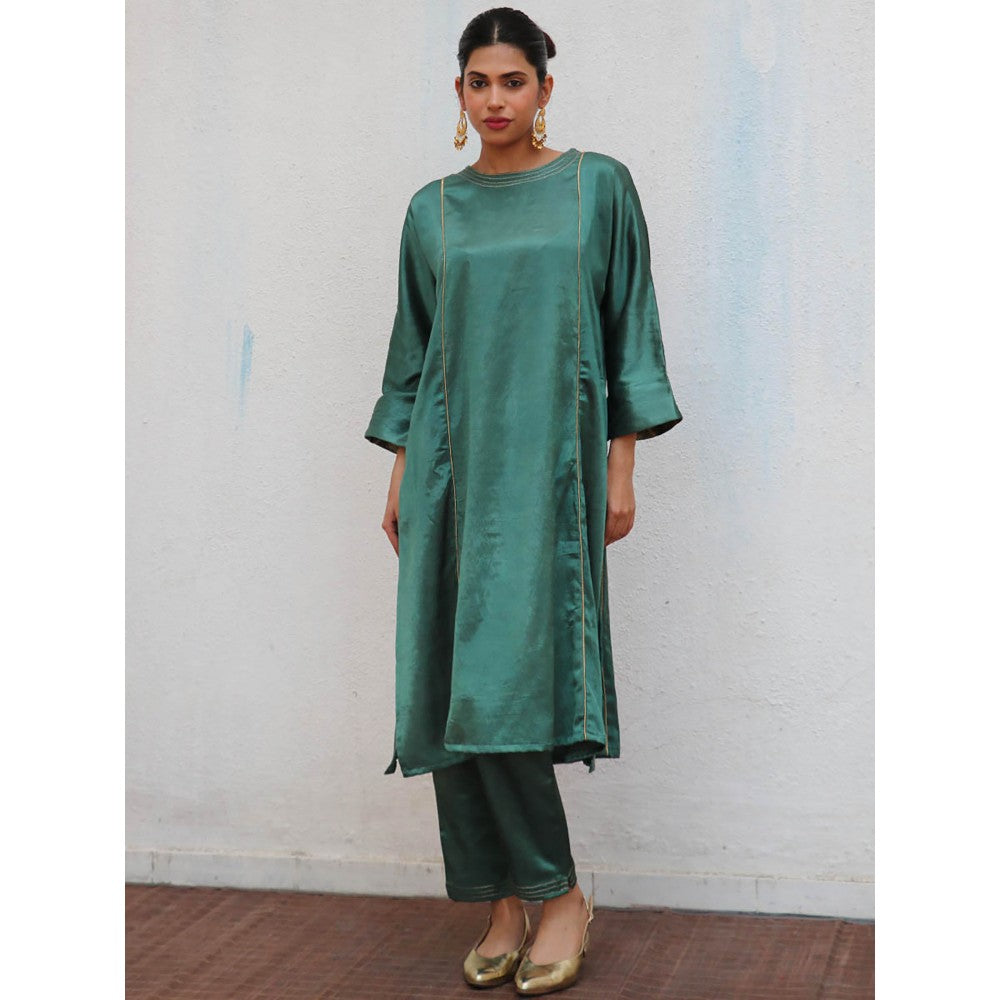 Chidiyaa Sufiyana Junoon Mashru Silk Kurta & Pant (Set of 2)