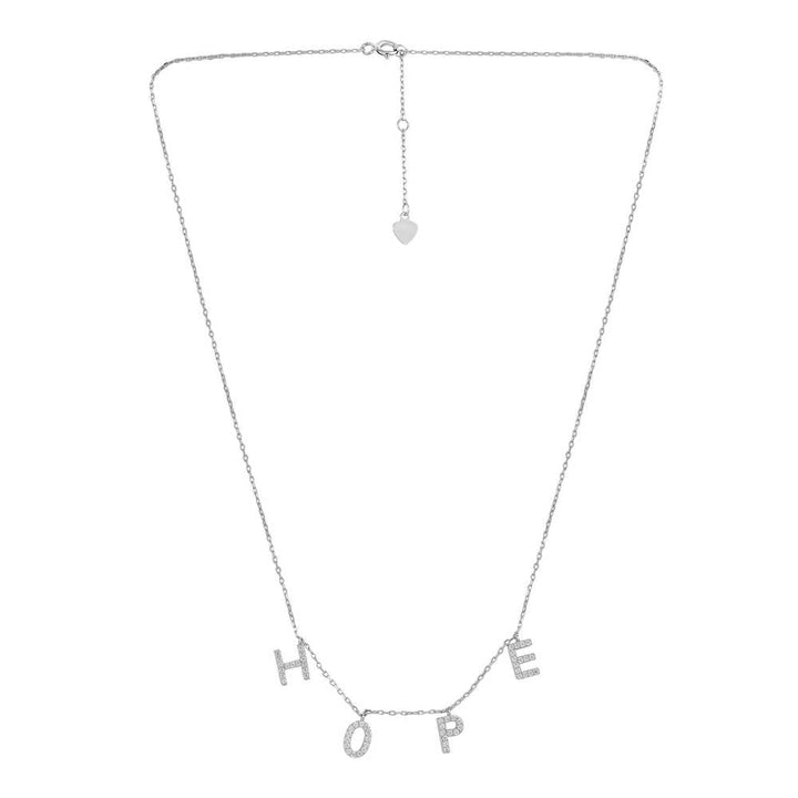 Curio Cottage Pure Silver Hope Necklace