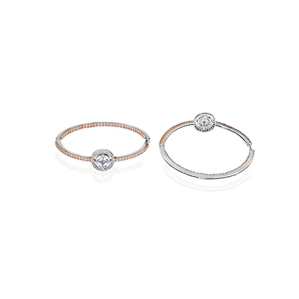 Curio Cottage Diamante Cubic Zirconia Hoop Earrings