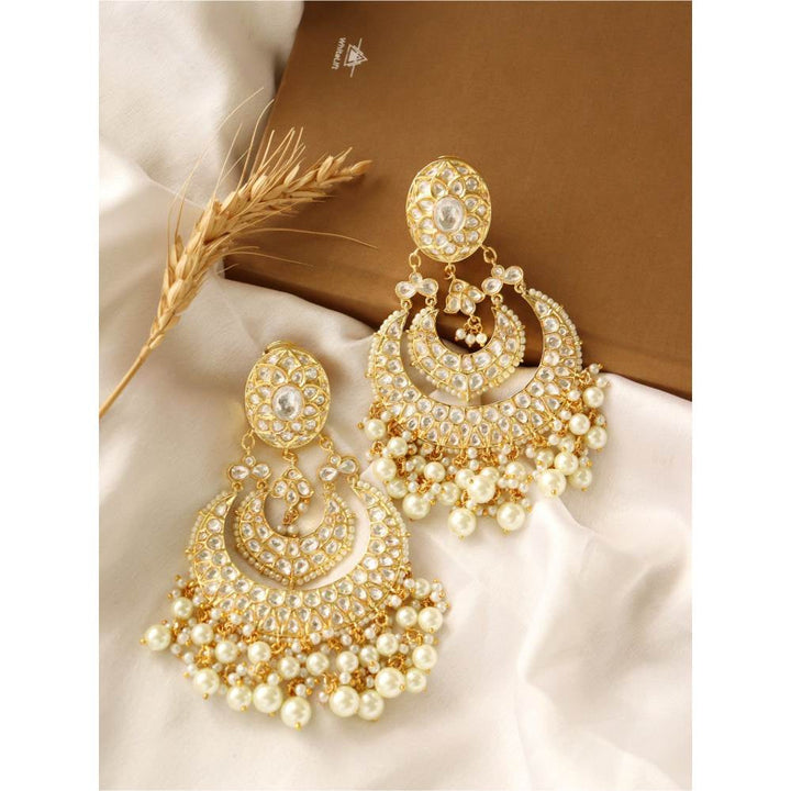 Curio Cottage Meira Opulent Kundan Chaandbalis