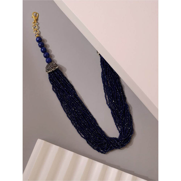 Curio Cottage Stone Appeal Multi Deep Blue Stone String Necklace