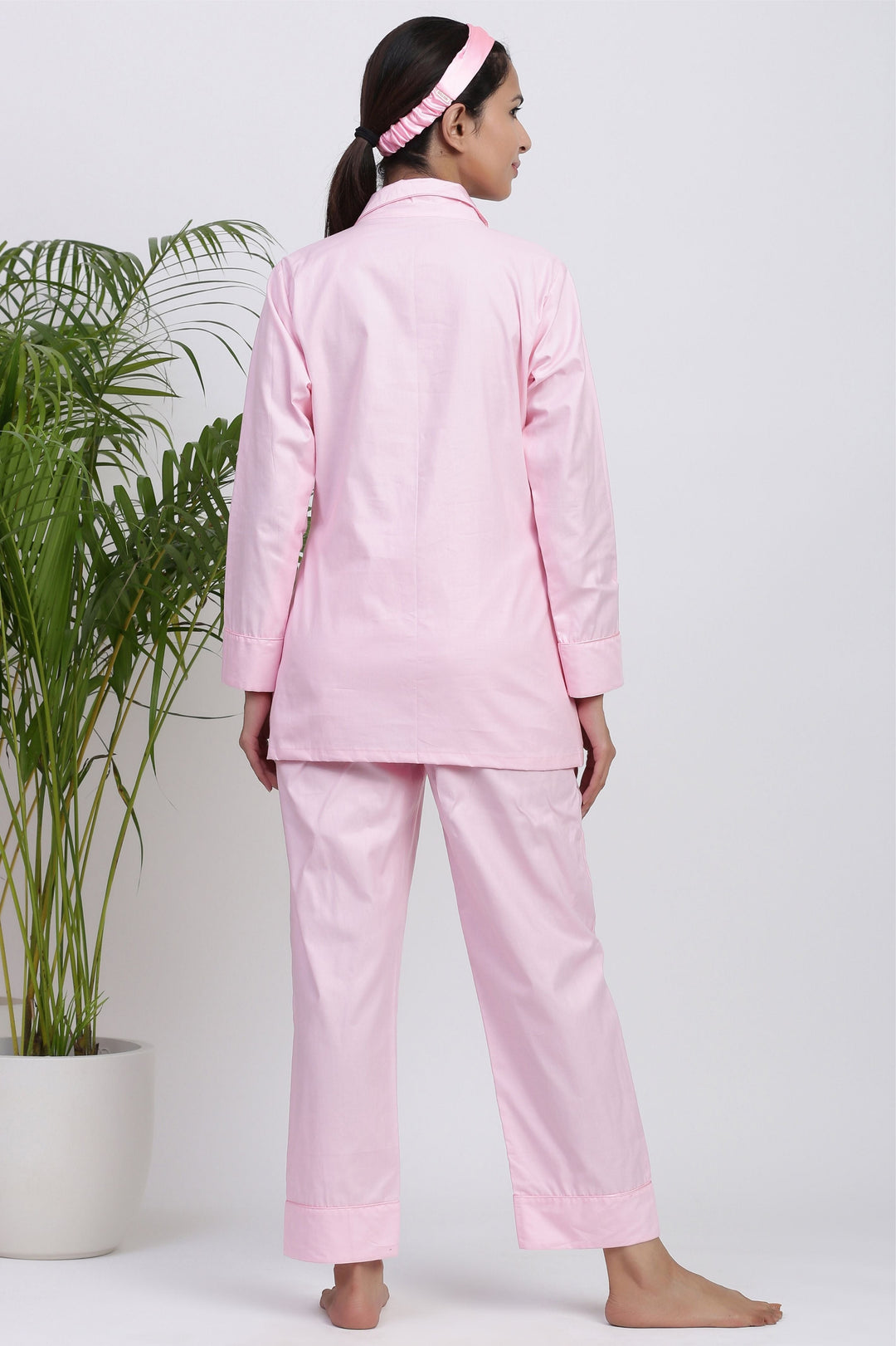Pink night suit