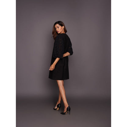 Deepika Arora Black Shift Dress