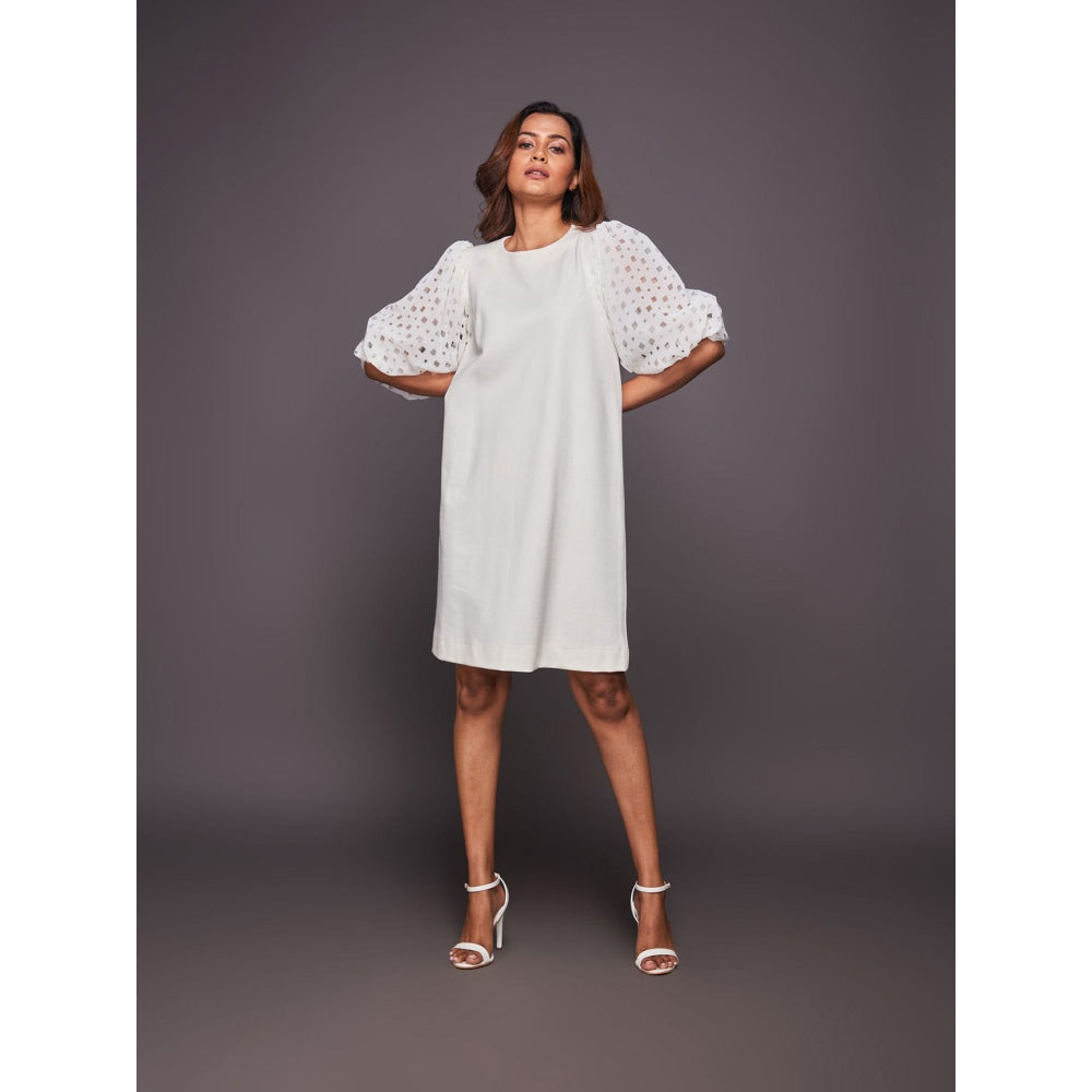 Deepika Arora White Shift Dress