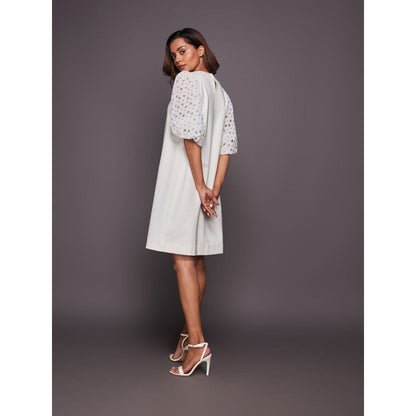 Deepika Arora White Shift Dress