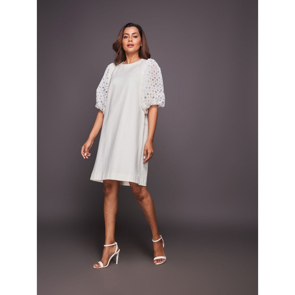 Deepika Arora White Shift Dress
