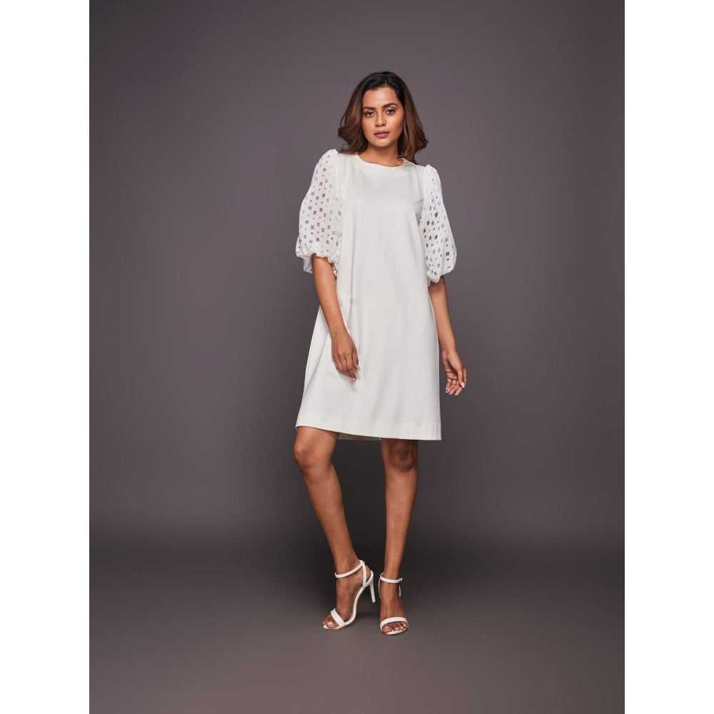 Deepika Arora White Shift Dress
