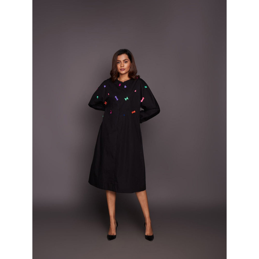 Deepika Arora Black Tapered Dress (Set of 2)