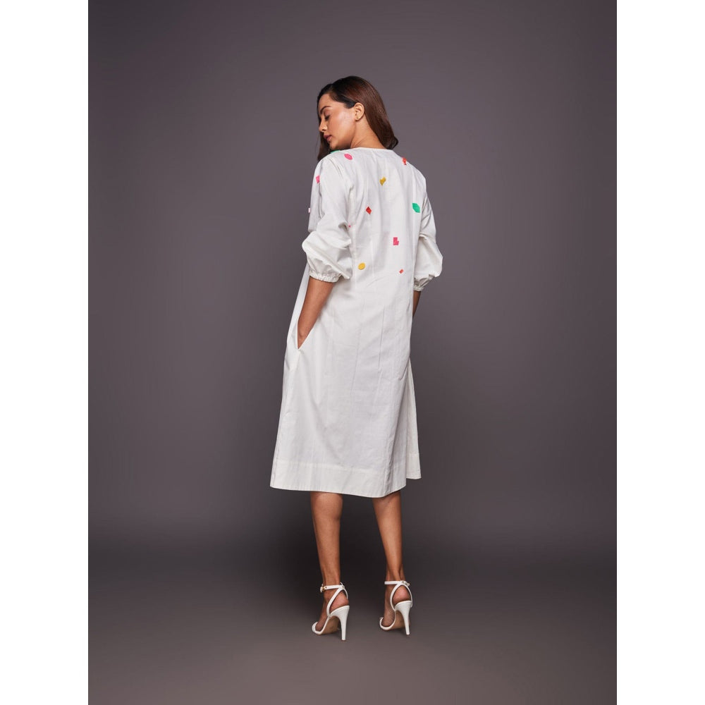 Deepika Arora White Tapered Dress (Set of 2)