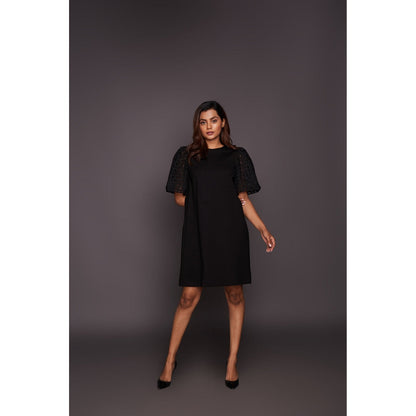 Deepika Arora Shift Dress - Black