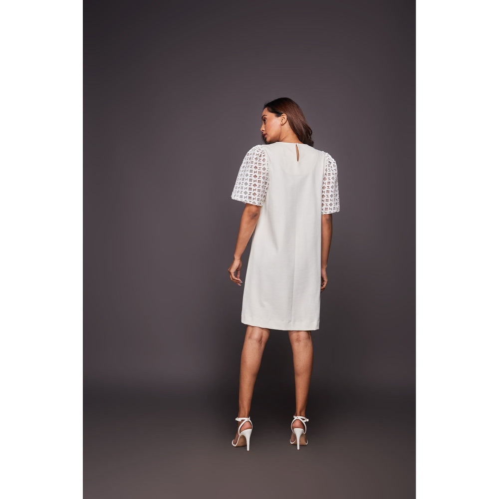 Deepika Arora Shift Dress - White