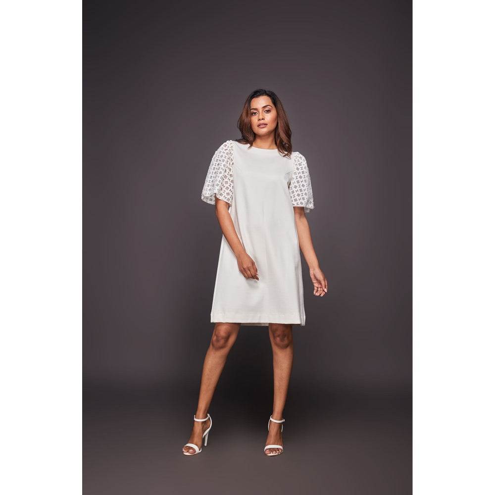 Deepika Arora Shift Dress - White