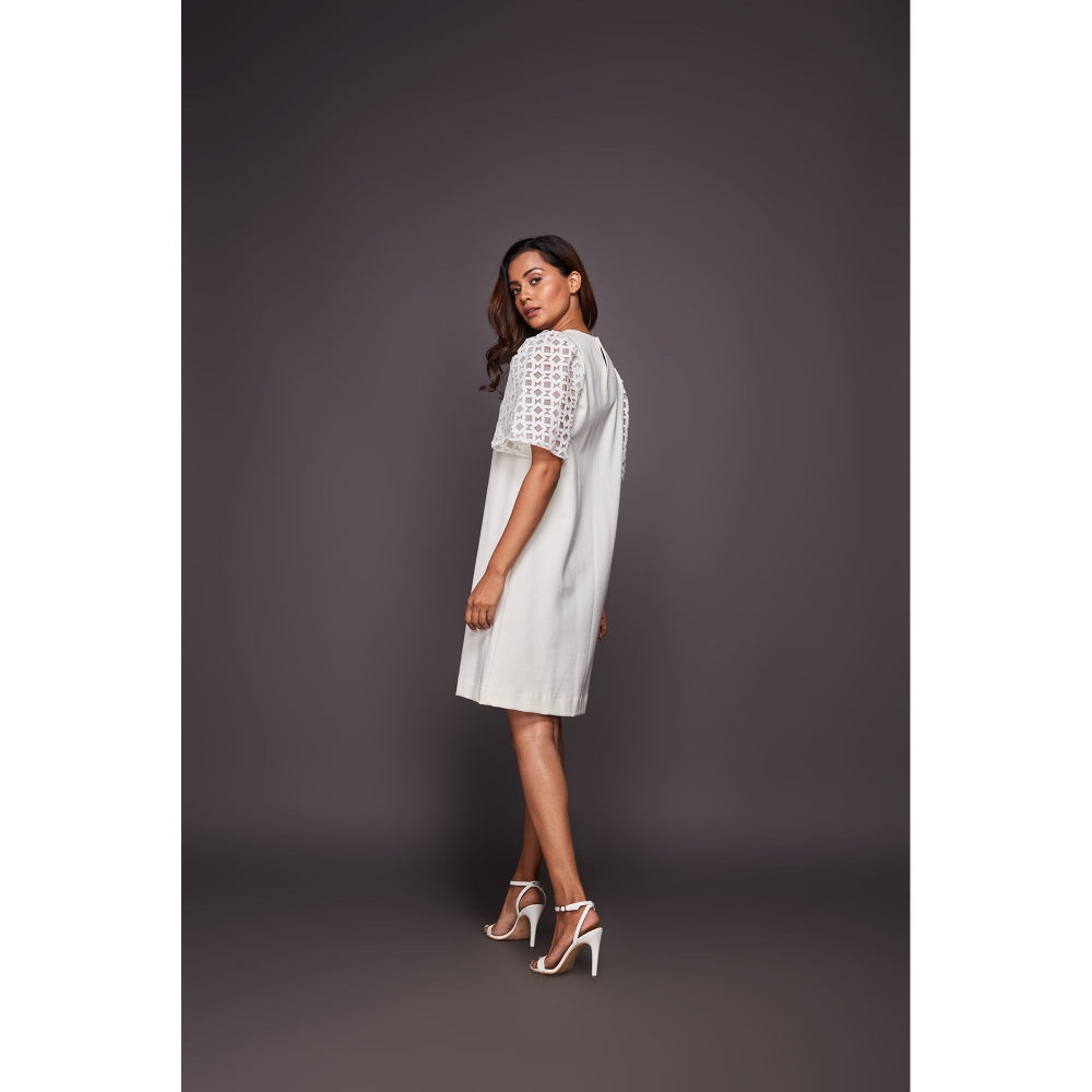 Deepika Arora Shift Dress - White