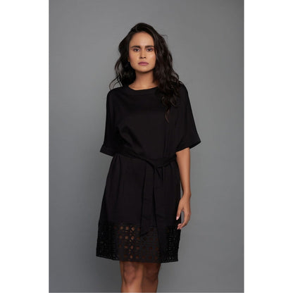 Deepika Arora Shift Dress - Black (Set of 2)