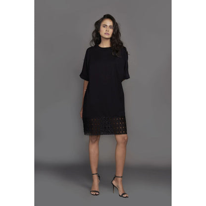 Deepika Arora Shift Dress - Black (Set of 2)