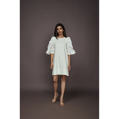 Deepika Arora Shift Dress - White