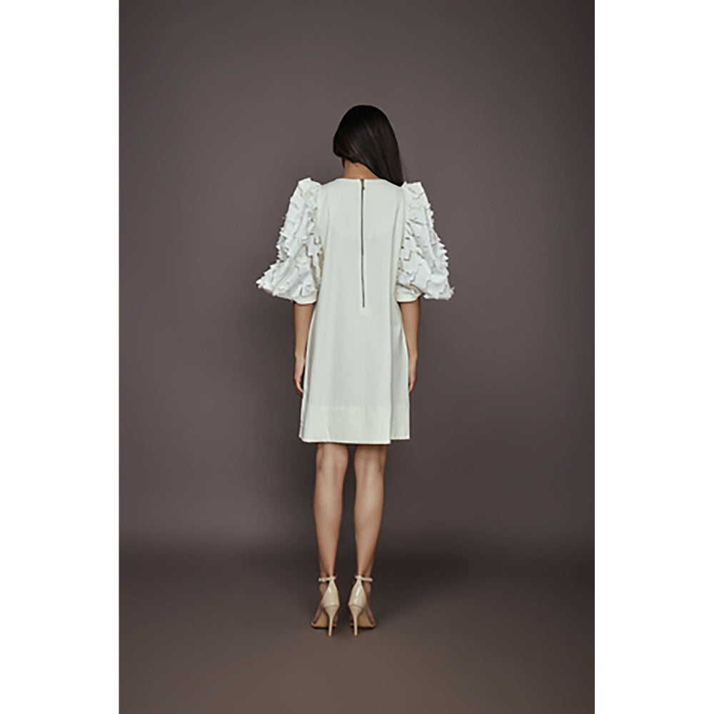 Deepika Arora Shift Dress - White