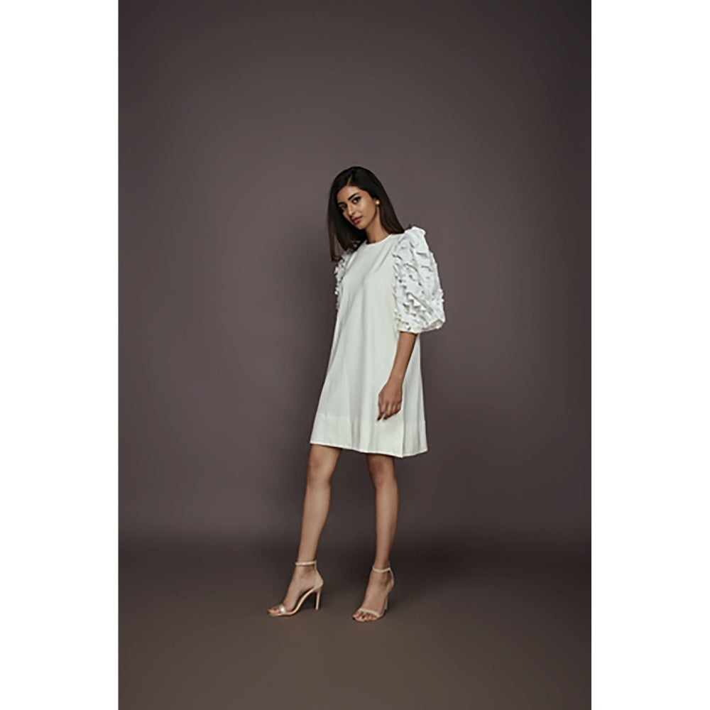Deepika Arora Shift Dress - White