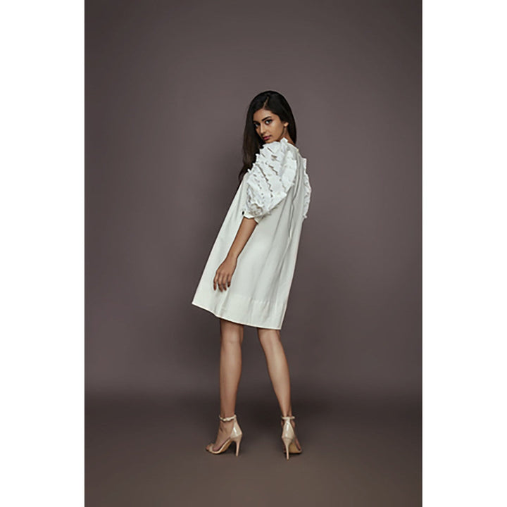 Deepika Arora Shift Dress - White
