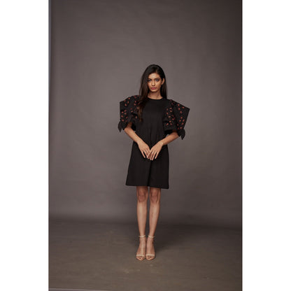 Deepika Arora Shift Dress - Black
