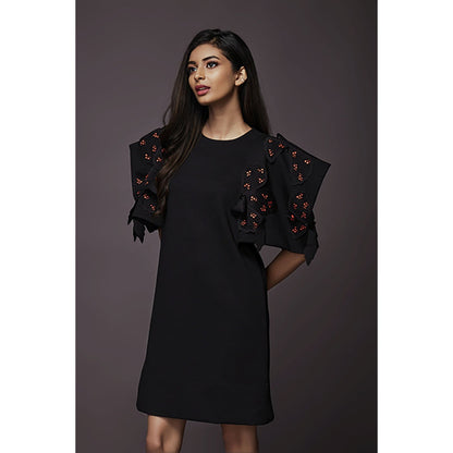 Deepika Arora Shift Dress - Black