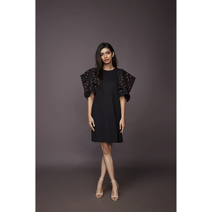 Deepika Arora Shift Dress - Black