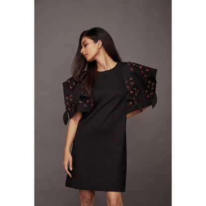 Deepika Arora Shift Dress - Black