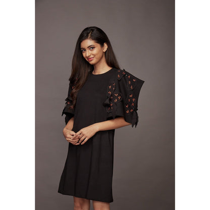 Deepika Arora Shift Dress - Black